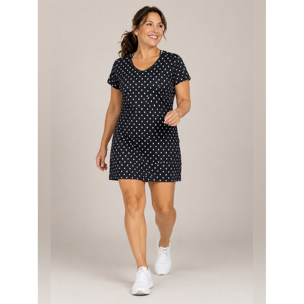 TONIK Cycling Dress XXL Black‎ Polka Dots Pocket Biking Athleisure Travel Active